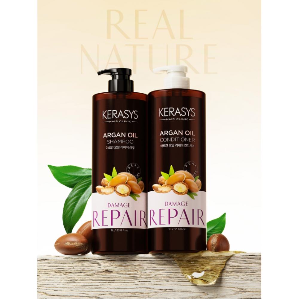 Kerasys Kerasys Szampon z Olejkiem Arganowym Odżywka 1l