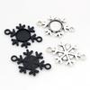 20pcs 12mm Inner Size Antique bronze Black Silver Plated Fashion Style Cabochon Base Cameo Setting Charms Pendant
