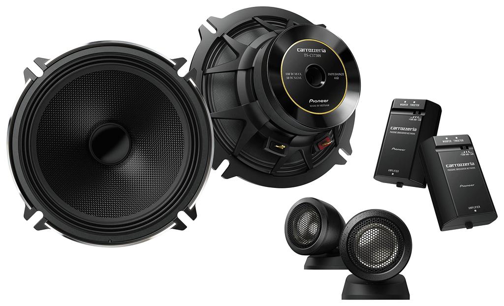 Pioneer Reproduktor 17cm Custom Fit Reproduktor Samostatný 2-pásmový Kompatibilní s vysokým rozlišením Carrozzeria TS-C1730S-2