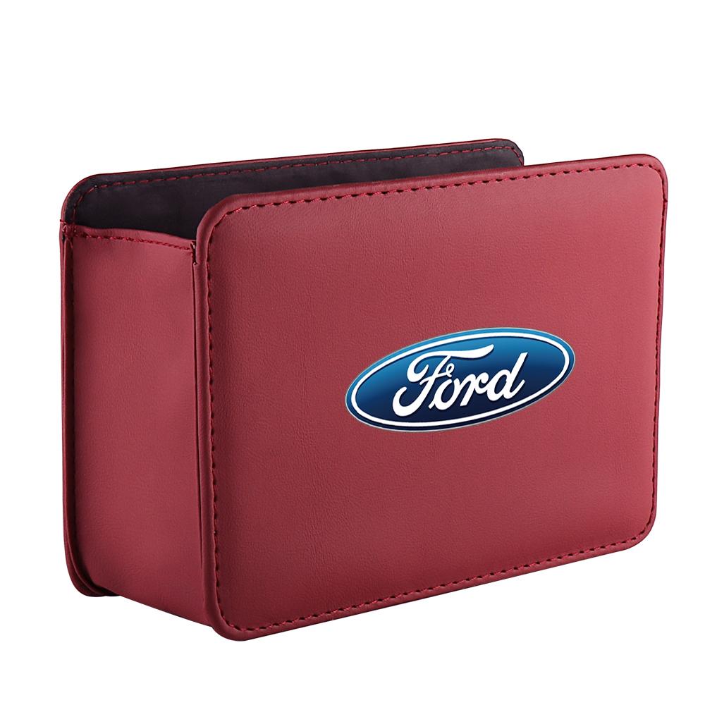 1Pcs Leather Car Door Side Seat Back Storage Bags For Ford Focus Ford ST Mondeo RS MK2 MK4 MK3 Fiesta Mustang Shelby Escape Kuga