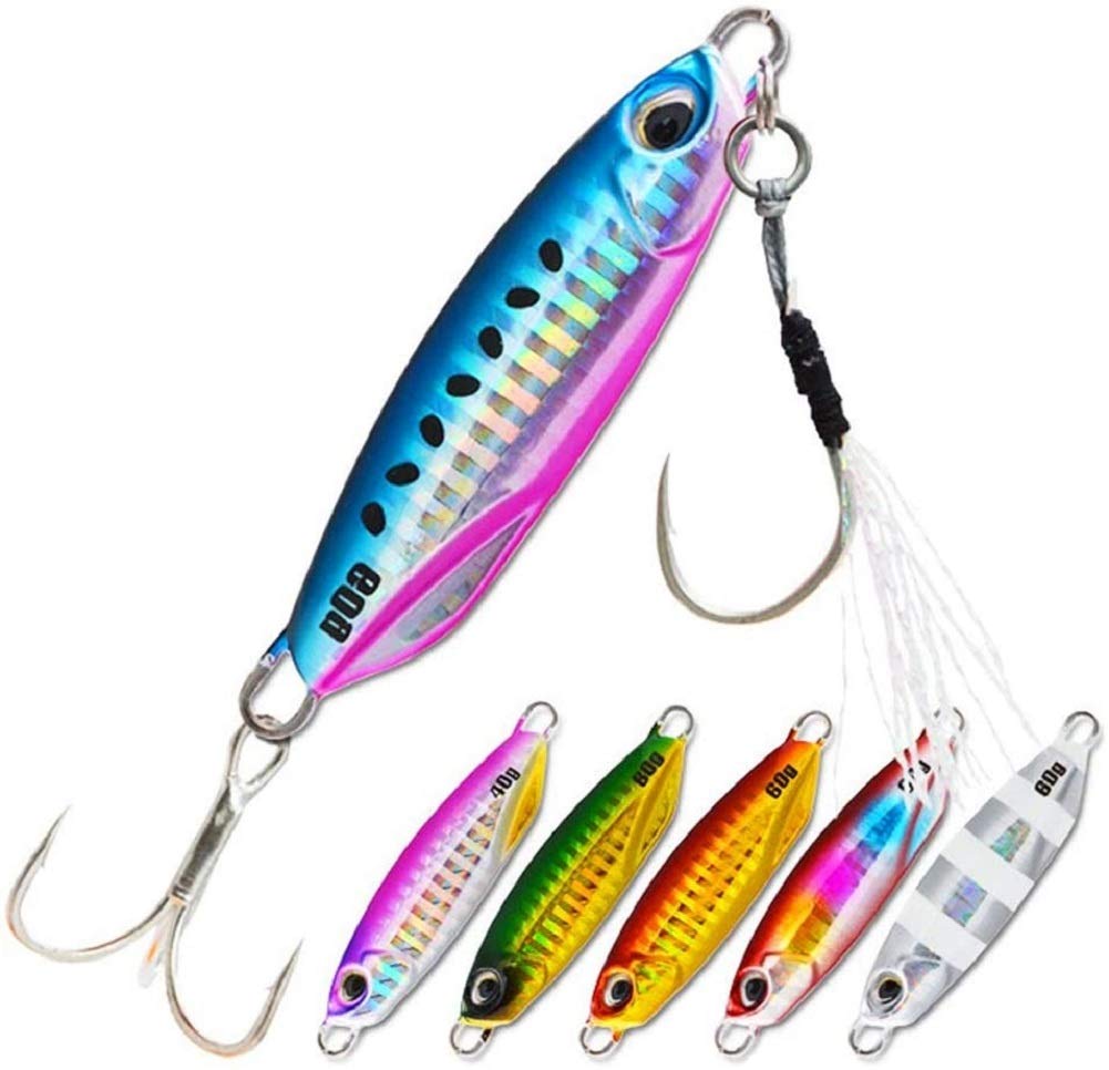 

Набор металлических джигов Seiran Lure для дальнего заброса, идеально подходит для ловли морского окуня, испанской макрели и ставриды. (20г, 30г, 40г, 60г) - Расстояние, Окунь, Камбала, Скумбрия, Луфарь,