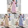 Ärmelloses Kleid mit geometrischem Muster für den Sommerurlaub und Freizeitkleidung