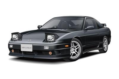 Aoshima Bunka Kyozaisha Model Car Series SP14 Nissan RPS13 180SX TYPE X Niestandardowe koło Plastikowy model 1/24 '96 (Samochód)