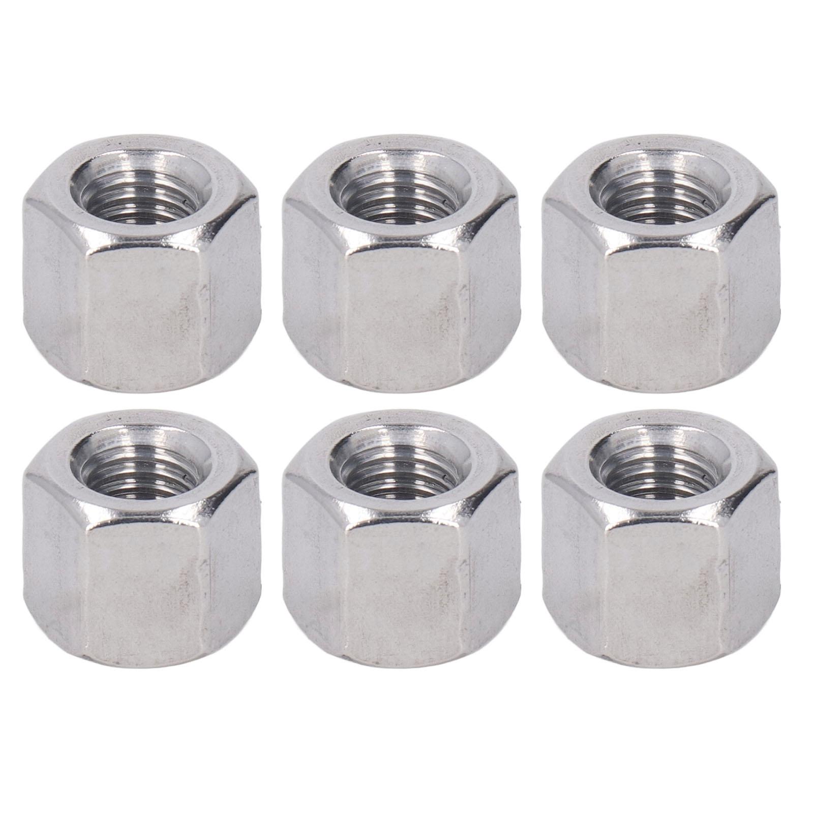 

10 шт. Шестигранная соединительная гайка из нержавеющей стали, устойчивая к ржавчине, соединительная гайка M10 для болтов и шпилек