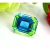 Natural Bi-Color Pitambari Sapphire Emerald Cut 14-16 Ct Beautiful Gemstone