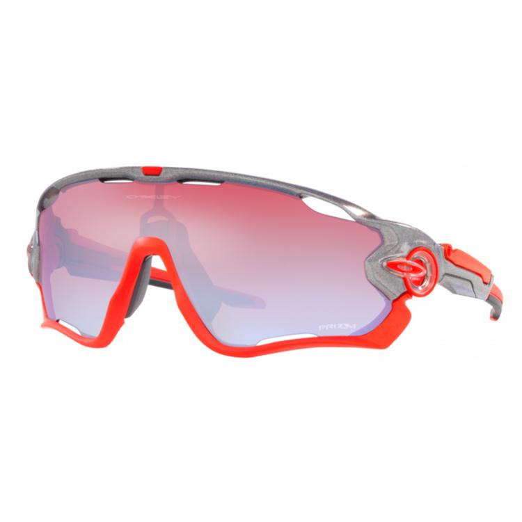 Oakley Logo TR Memory Plastic Irregular Shape Sunglasses Unisex sunglasses Red OO9290-7331 F,Red