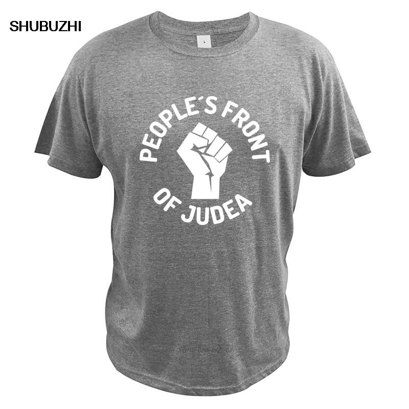 Life of Brian T Shirt Peoples Front Of Judea Tshirt British Comedy Film Pure Cotton Soft Comfortable Tops EU Size