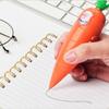 Judy&Nick Carrot Voice Recorder Electronic Sound Toy Can Write Graffiti Ballpoint Pen Novelty Voice Recorder Pen Stationery Gift
