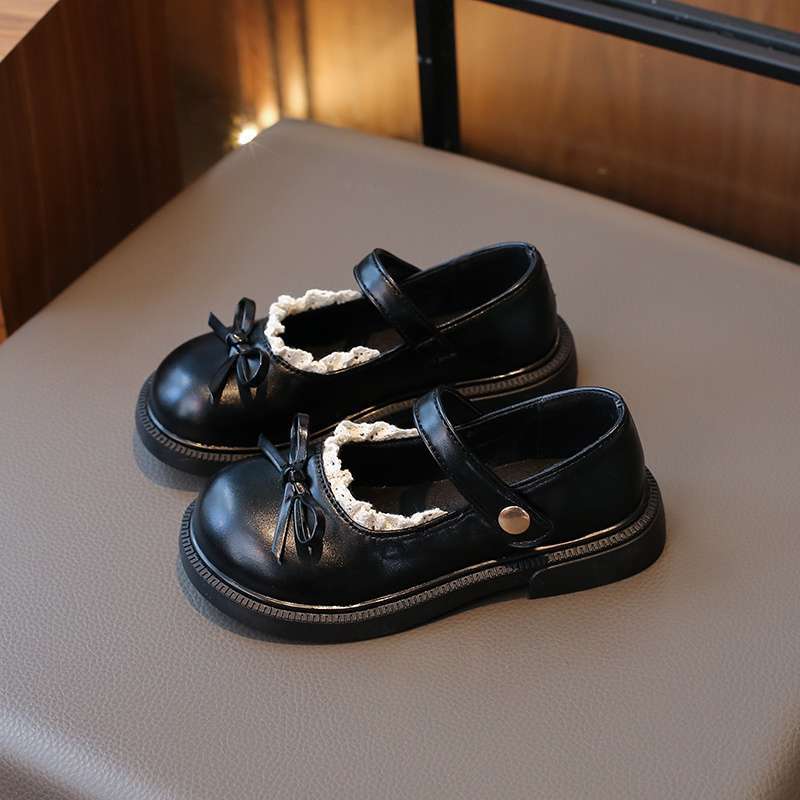 

Girls small leather shoes 2025 spring and autumn new children s Lolita princess shoes girls British style fashion soft sole single shoes 23 size insole a pair of inner length 14.5cm чёрный
