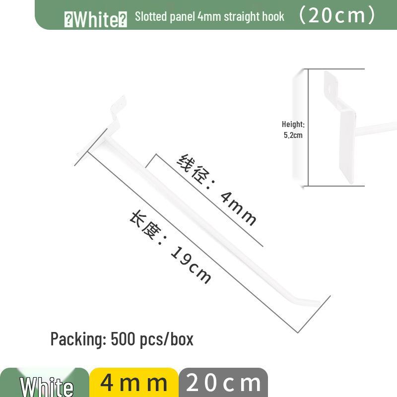 Slotted Aluminum Panel Hooks for Mobile Phone Store Displays