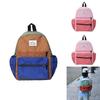 Childrens Nylon School Backpack With Curved Shoulder Straps For Kindergarten And Travel Use