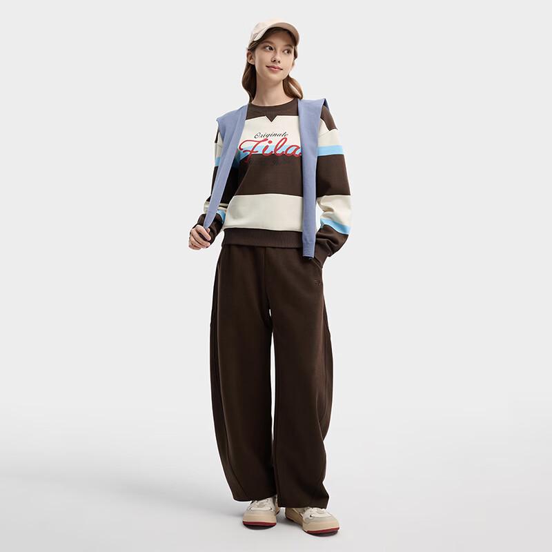 Fila Women's Striped Color-Block Pullover Sweatshirt