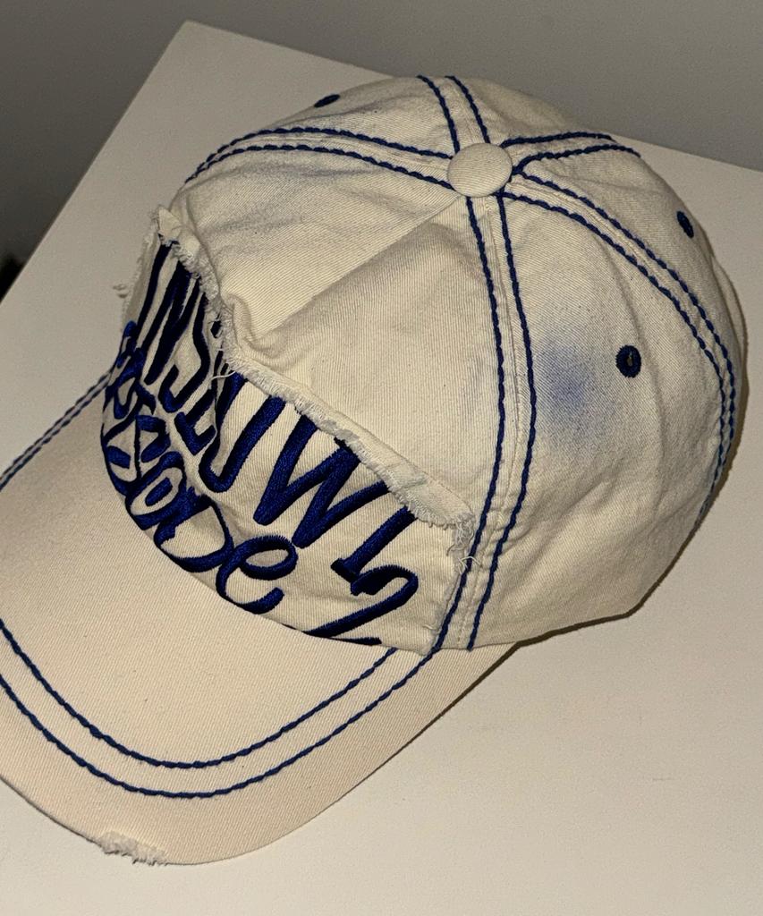 INSEOWL Washed Stitch Ball Cap - Cotton Cream