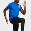 adidas Sport Printed Short Sleeve T-Shirt With Logo Men Tops Blue GH5107