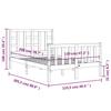 VidaXL Bed Frame with Headboard 120x200 Cm Solid Wood 3191966