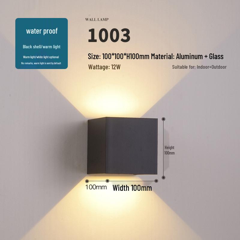 Waterproof Outdoor Wall Light – Villa, Garden, Balcony, Courtyard & Entrance
