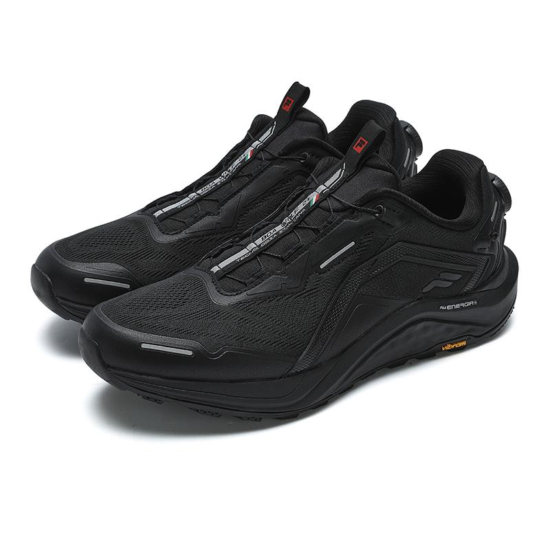 New FILA BOA WOLF Low top Running Shoes Men's Black A12M441223FBK