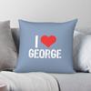 I Love George Jones Square Pillowcase Polyester Linen Velvet Creative Zip Decor Sofa Cushion Cover