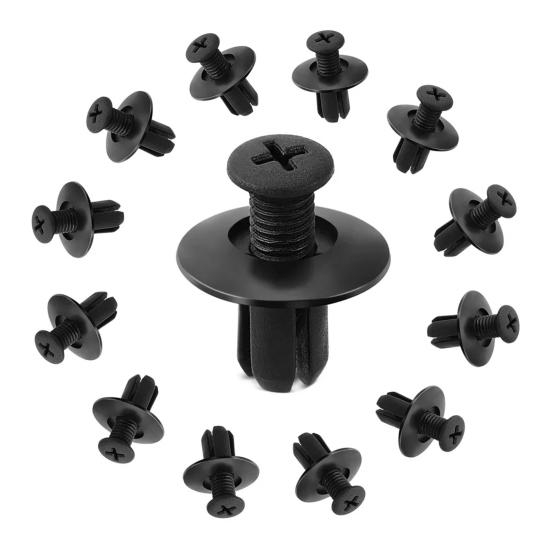 Car Fender Liner Retainer Clips Corrosion-Resistant Universal Easy To Install Splash Shield Fender Liner Rocker Molding Retainer Clips
