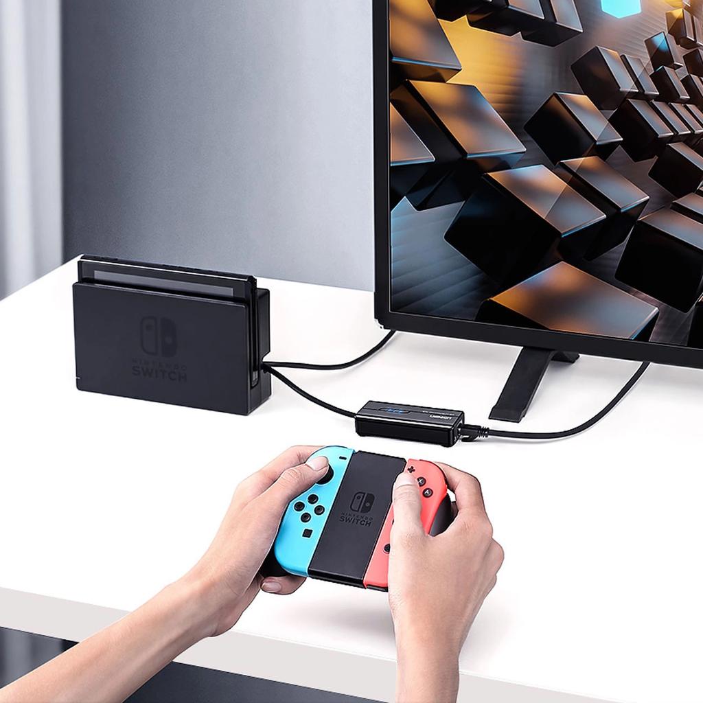 Ugreen 20265 Usb-A / Rj45 1000 Mb/s Hub 3X USB 3.0 síťový adaptér – černý