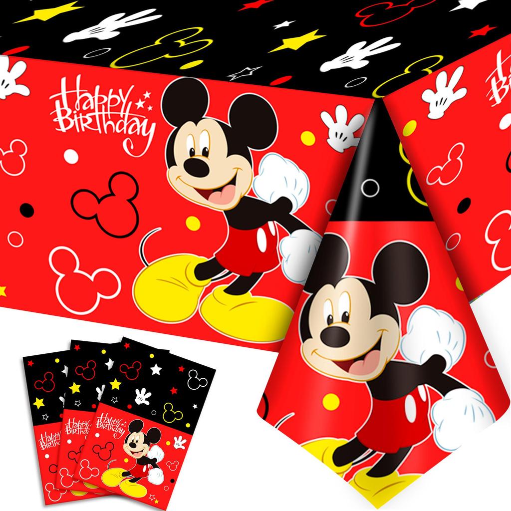 3pcs Cartoon Birthday Decorations Tablecloth,Cartoon Party Table Cloth/Cartoon Table Cover/Cartoon Tablecloth,for Cartoon Birthday Decorations