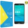 Gehärtetes Glas Asus Zenfone GO ZB552KL - [2er-Pack] Ultra-resistente Displayschutzfolie [Phonillico®]
