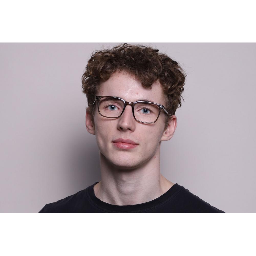 Full Rim Square Transparent Dark Grey Smartbuy Collection Forillon Cp119a Fashion Unisex Eyeglasses