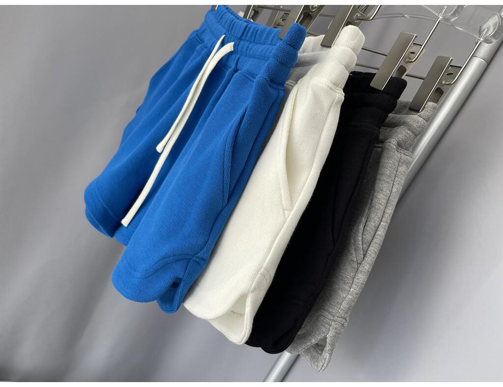 Women's A-line Slimming Terry Cotton Sport Shorts for Summer