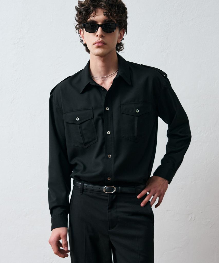 BLAYER Bersen Military Shirt [Black]