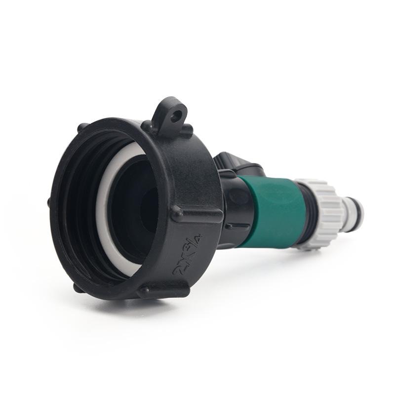 IBC Tank Fittingen S60 IBC Tank zu 20/25/32mm PE Rohr Adapter Gartenbewässerung Bewässerung Schnellkupplung IBC Tank Adapter