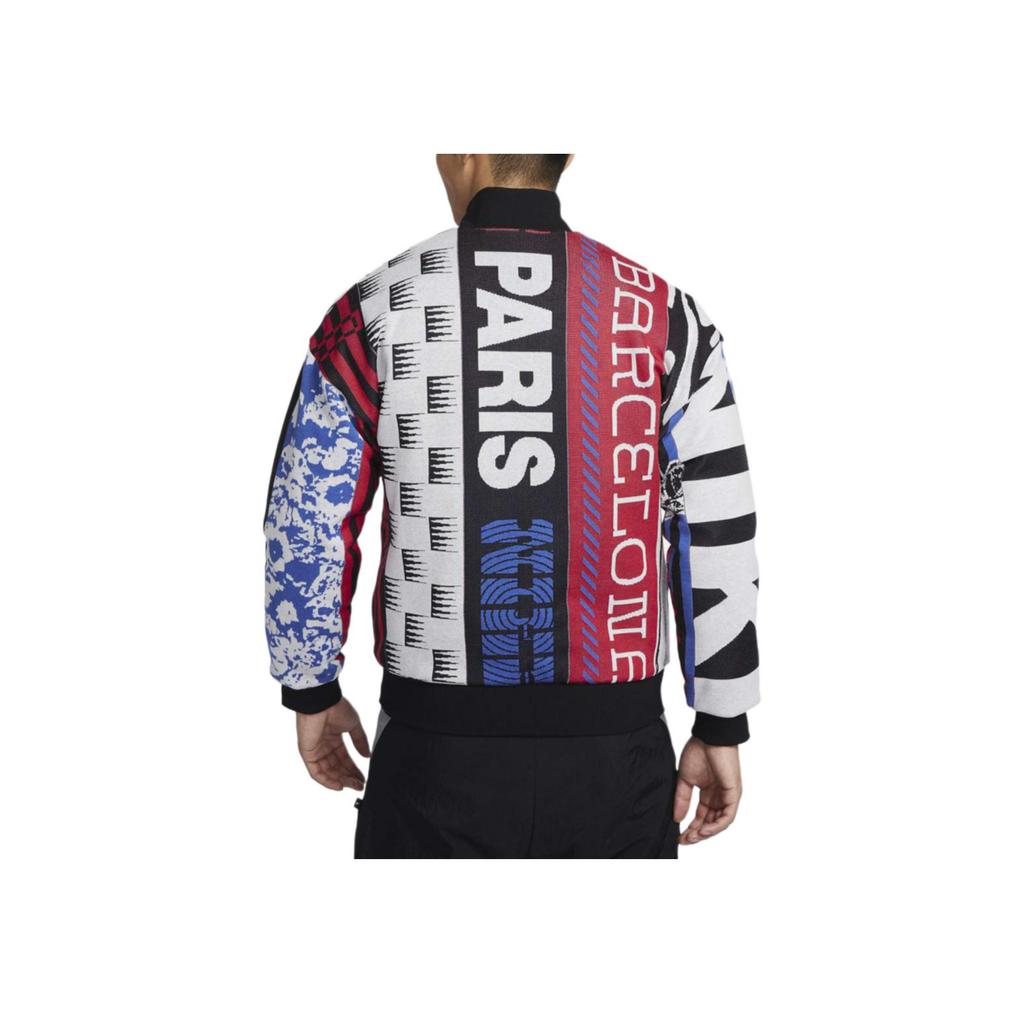 Nike SS24 Therma-FIT Allover Print Stand Collar Zip-Up Casual Jacket Men Jacket Multicolor FN2396010