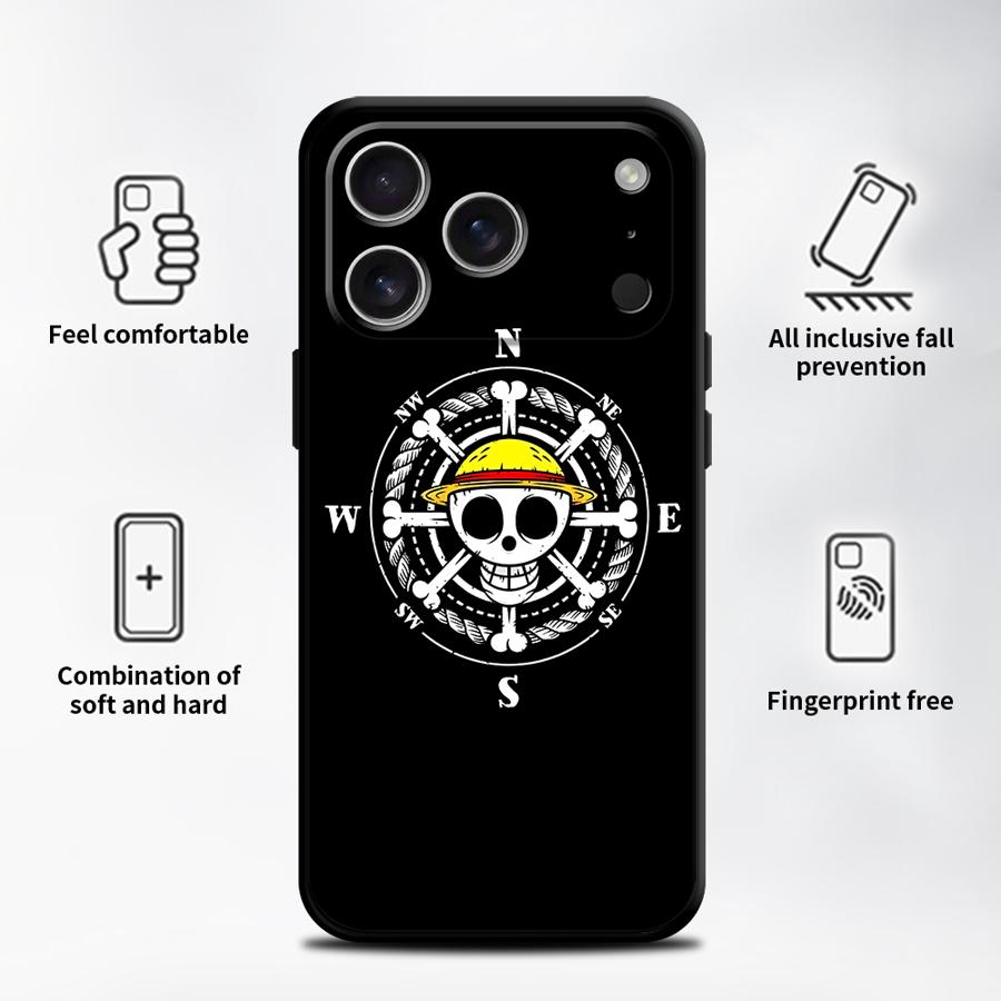 OneS P-ieceS Logo Case for iPhone 17 Pro Max 16 13 Mini 15 Plus 12 SE 14 XS XR Air 11 7 8 Funda Phone Cover