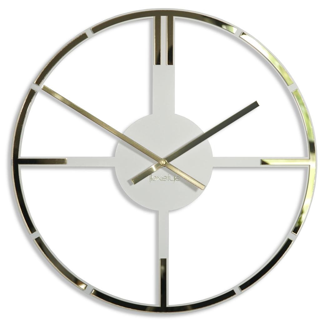 Light Gold Metal Wall Clock