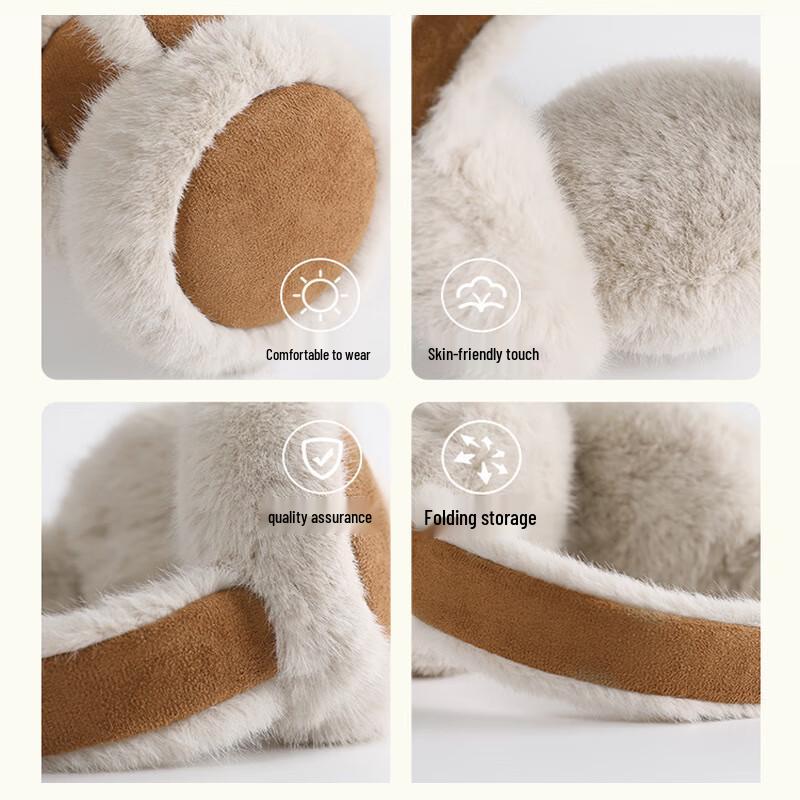 Women's Suede Plush Warm Earmuffs