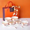 Premium Hermes Orange Ceramic Dinnerware Set