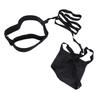 Paracadute da Nuoto Professionale Sicuro Portatile Set Cintura per Allenamento Resistenza Nuoto per Bambini Adulti 20cm 7.9in Nero