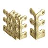 New Retro Furniture Corner Protectors Universal Hardwares Corner Guard Solid Brass Home Decor For Wardrobes Cabinets Fireplaces