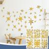 Star Wall Decals 78 Pieces 2D Removable Ornament Wall Decor Stickers For Ceiling Bedroom Study Room Living Room Christmas