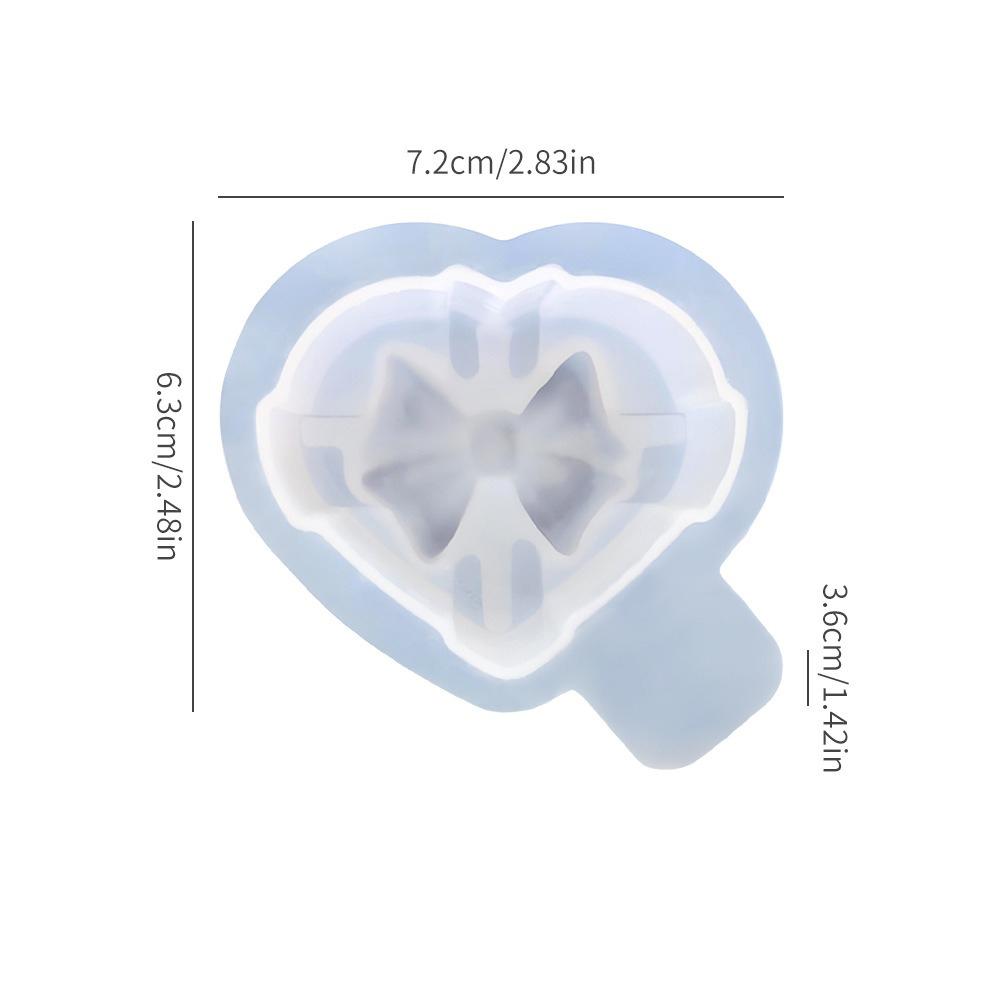 

Bow Ornament Mold Non-Toxic Diy Aromatherapy Mold Gypsum Candle Mold Easy Demolding For Gift For Friends And Family Christmas