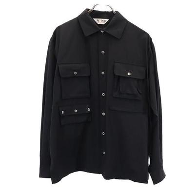 North by Northeast Long Sleeve Shirt L Black Men's Used