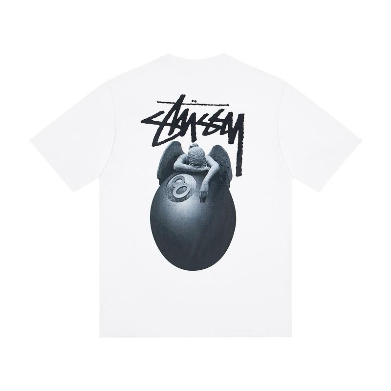 Camiseta de Algodón Unisex de Corte Holgado con Estampado de Letras Camiseta Casual de Manga Corta para Adolescentes y Adultos