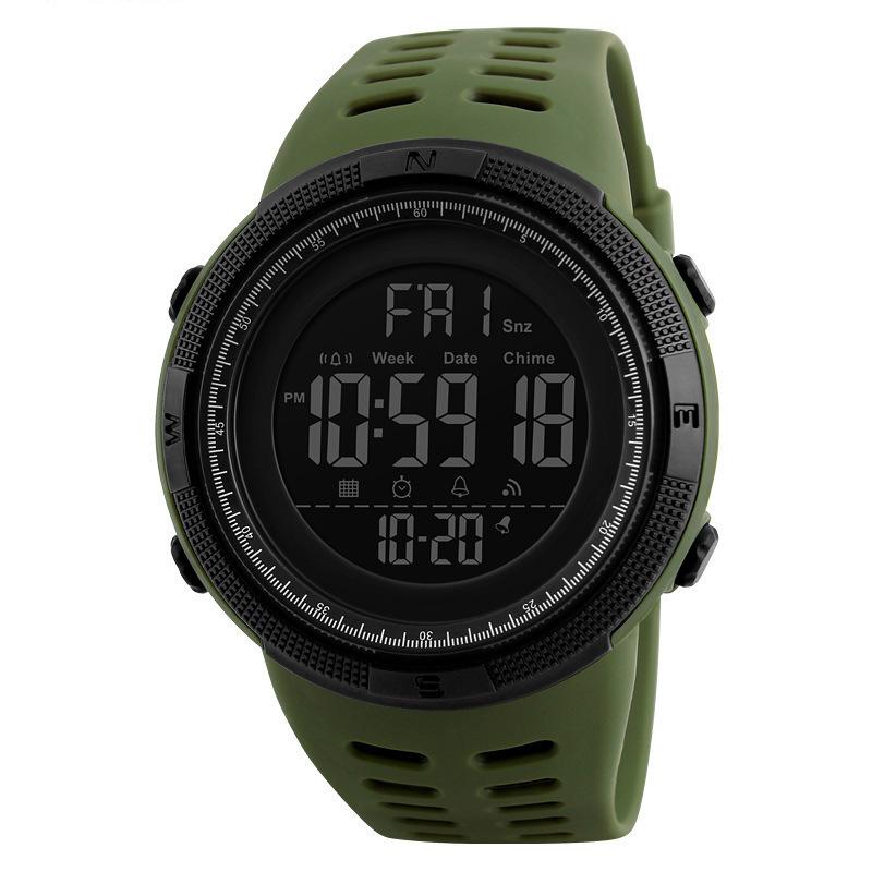

Watch Stylish Led For Adults And Students Outdoor Sports Watch Resin Case Pu Strap StyleF