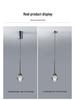 Adjustable Italian Minimalist LED Pendant Light for Bedroom or Entryway