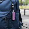 Funny Crystal Keycap Pendant Luminous Light Mechanical Keyboard Keychain 4 Keys Design Transparent Shaft Decompression Keyboard