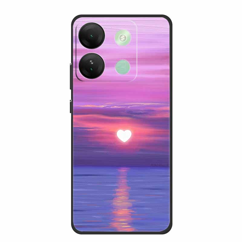 For Infinix Smart 7 HD Plus Case Black Silicone Soft Back Cover Case For Infinix Smart 7 Plus HD Phone Case Smart7 HD 7Plus Capa