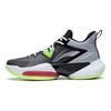 Li-Ning Air Strike Shock Absorption Anti-Slip Wear-Resistant Mid-Top Basketball Shoes Men Sneaker Gray ABPS073-1