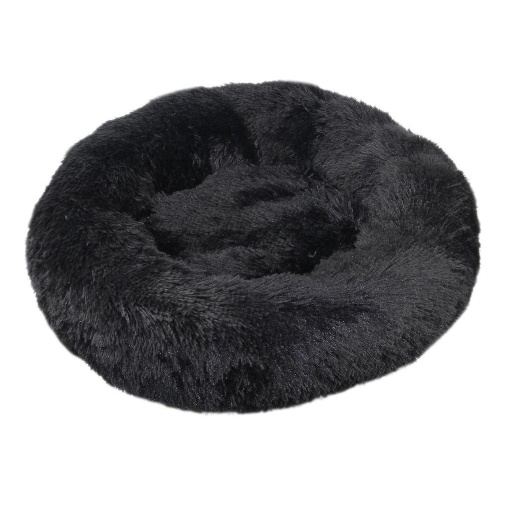 Nice Quality Drop Shipping Cute Animal Fluffy Dog Bed Premium Plush Donut Calming Bed for Pet
