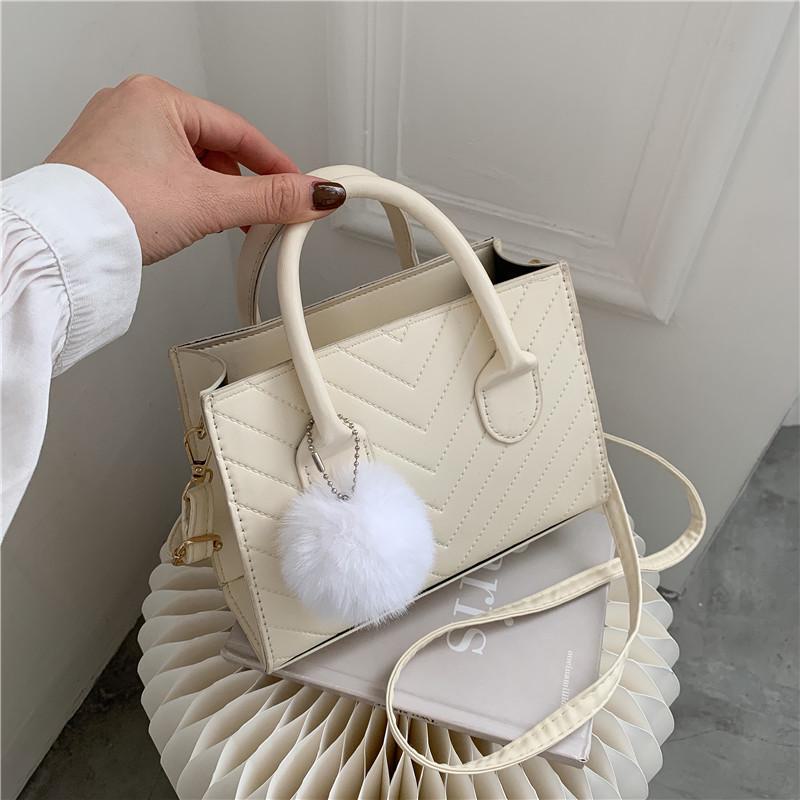 2024 Trendy Textured Small Square Bag – Women's Spring/Summer Messenger & Shoulder Bag