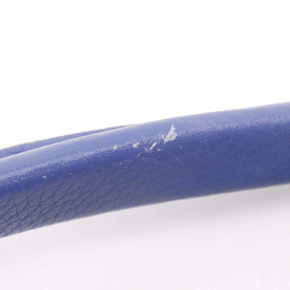 LOUIS VUITTON CAPCSINE MM Handbag Parnasea Blue / white/Taurillon Clemence Leather Women Used