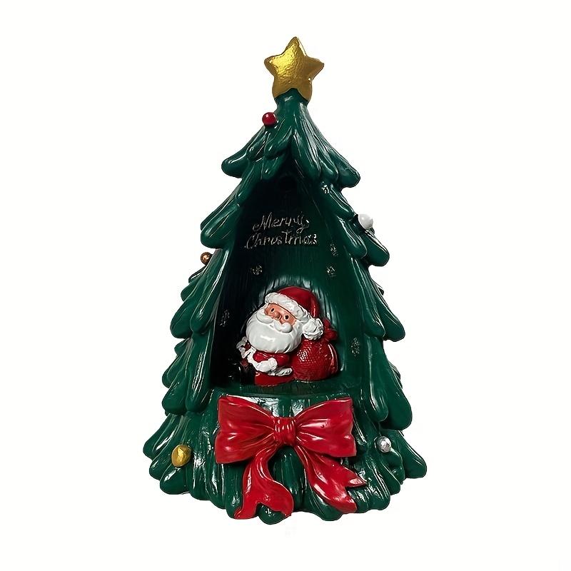 1pc Santa Claus Christmas Incense Burner Resin Craft with Festive Design,Perfect for Home Aromatherapy Holiday Decor,Indoor Use,Christmas Decorations
